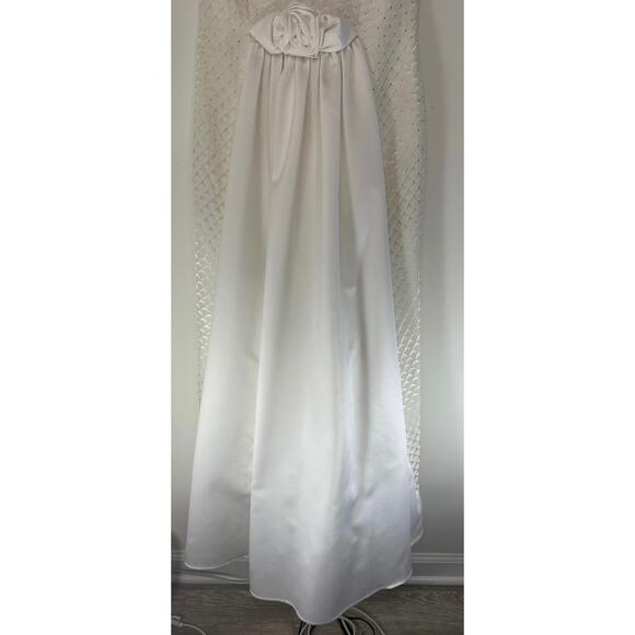 Vintage Gunner Sax Jeweled Mermaid Wedding Dress with Train Size 7/8 - Picture 10 of 13